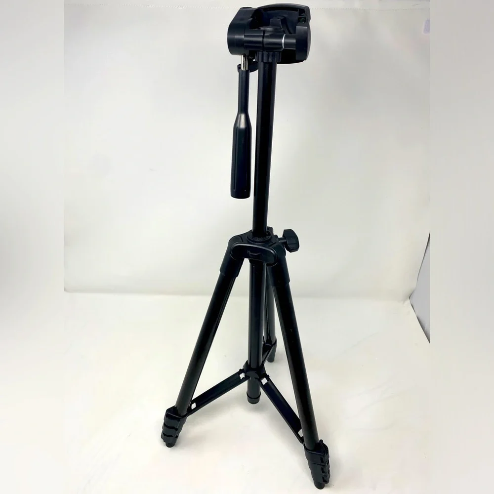 Black Camera Tripod